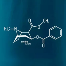 Molekulárna štruktúra Cocaine Kokaín
