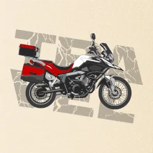 Cestovná enduro červená