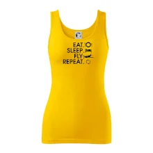 Eat sleep fly repeat