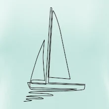 Plachetnica jedným ťahom