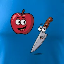 Parové tričko - Jablko a nôž