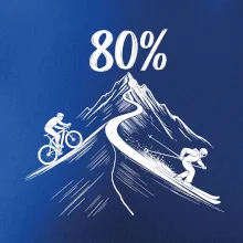 Narodeniny cyklista a lyžiar 80
