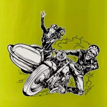 Motorka so sajdkárou Motorka so sajdkárou