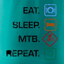Eat sleep MTB repeat