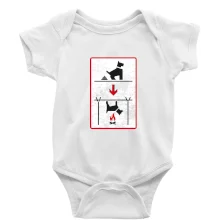 Tričko pre odporcov sraní na chodníku