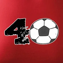 Futbal okrúhle narodeniny 40 Futbal okrúhle narodeniny 40