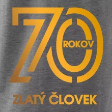 70 rokov zlatý človek