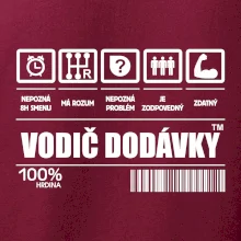 Čiarový kód - Vodič dodávky Čiarový kód - Vodič dodávky