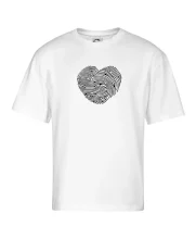 Odtlačok prsta srdce