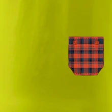 Flanelové triko červené