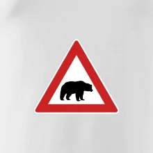 Dopravná značka - Pozor ľadový medveď