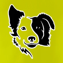 Border kólia obrys hlavy