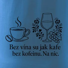 Bez vína su jak kafe bez kofeinu. Na nic