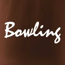 Bowling nápis písacie