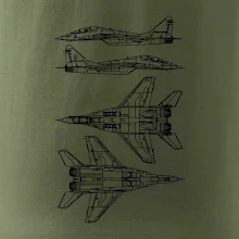 Mig 29 Fulcrum - obrys