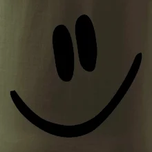 Emoji bez obrysu - usmev