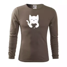 Mačka drží srdce Mačka drží srdce