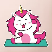 Yoga veselý jednorožec