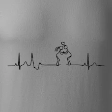 EKG zamilovaný pár EKG zamilovaný pár