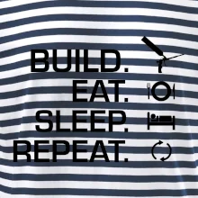 Build eat sleep repeat - montážna pena