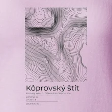 Kôprovský štít - vrstevnice v obdĺžniku