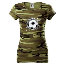 Futbalová lopta v triku Futbalová lopta v triku