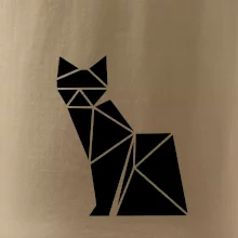 Origami mačka z boku