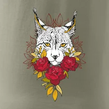 Rys s červenými ružami (Pecka design)