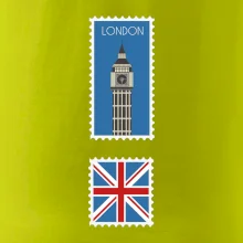 Londýn známka farebná