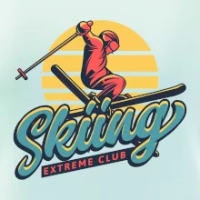Skiing winter extreme cup