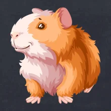 Morča - kreslené, bielo oranžové