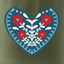 Folklór - srdce modré plné