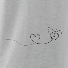 Dráha letu motýľa - srdce Dráha letu motýľa - srdce