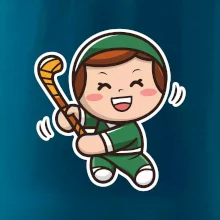 Ikona pozemný hokej holka