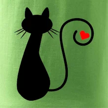 Zamilovaná mačka chvostík