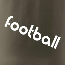 FOOTBALL nápis šikmo FOOTBALL nápis šikmo