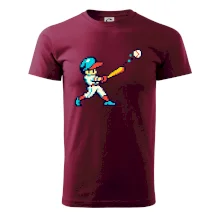 Baseballový hráč pixel art