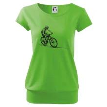 MTB kreslený cyklista