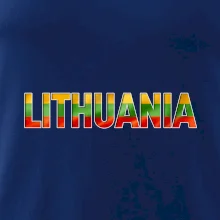 Lithuania - nápis vlajka Lithuania - nápis vlajka