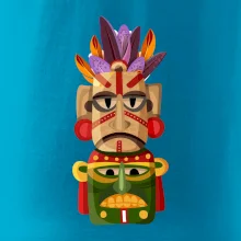 Mayová maska s perím Mayová maska s perím