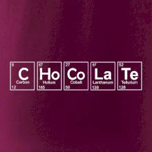 Čokoláda - periodická tabuľka Čokoláda - periodická tabuľka
