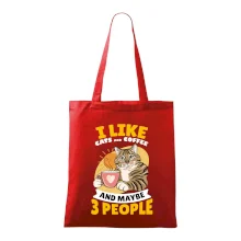 I like cats and coffee and maybe 3 people