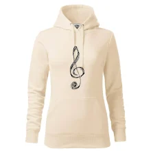 Husľový kľúč kreslený