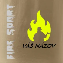 Hasiči - oheň - Váš názov - Prsník + chrbát