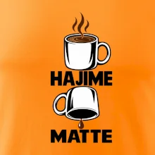Hajime matte káva judo