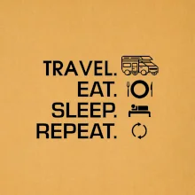 Eat sleep travel - alkovna