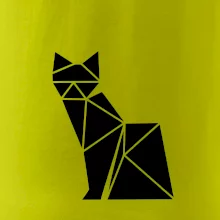 Origami mačka z boku