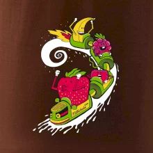 Milkshake vlak kreslený