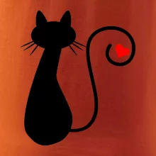 Zamilovaná mačka chvostík