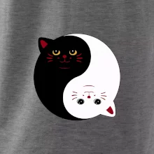 Mačky jin jang farebné Mačky jin jang farebné